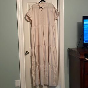 4XL tan dress - Chinese sizing